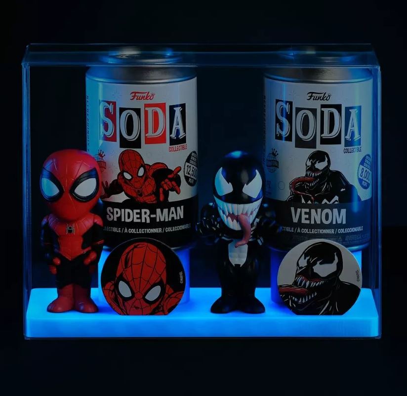 Stand Doble para Funko Soda (Glow in the dark azul)